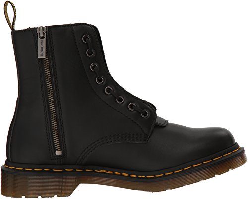 Dr. Martens Women's 1460 Pascal FRNT Zip Nappa Mid Calf Boot, Black, 7