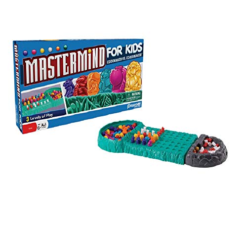 Pressman Mastermind for Kids - Codebreaking Game With Three Levels of Play Multicolor, 5'