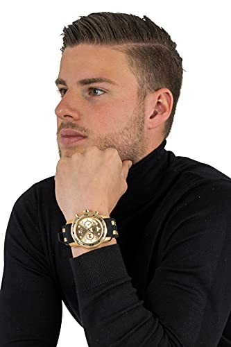 Invicta Men's 17884 Pro Diver Analog Display Swiss Quartz Black Watch