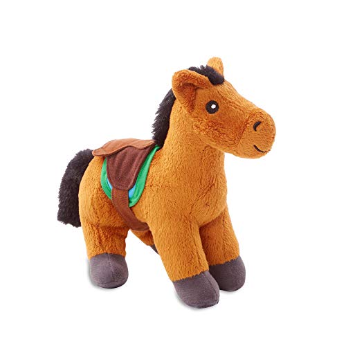 Melissa and Doug Feed and Groom Horse Care Play Set With Plush Stuffed Animal (23 pcs) - Pretend Play Horse Plush Toys For Girls And Boys Toddlers Ages 1+
