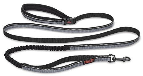 The Company of Animals - Halti All-In-One Lead (6' 6'), Large, Black/Grey (HA032)