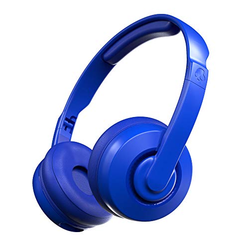 Skullcandy Cassette Wireless Headphones for iPhone and Android with Microphone / 22 Hour Battery / Best for Music, School, Travel, and Gaming / Bluetooth Headphones Over-Ear - Blue