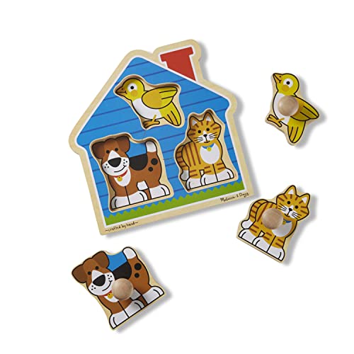 Melissa and Doug Pets Jumbo Knob Wooden Puzzle