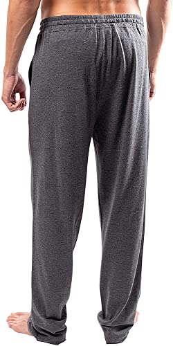 Ultra Game NBA Los Angeles Clippers Mens Sleepwear Super Soft Pajama Loungewear Pants, Heather Gray, Medium