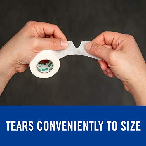 Nexcare Durapore Durable Cloth Tape, From the #1 Leader in U.S. Hospital Tapes, 1 Inch X 10 Yards, 2 Rolls