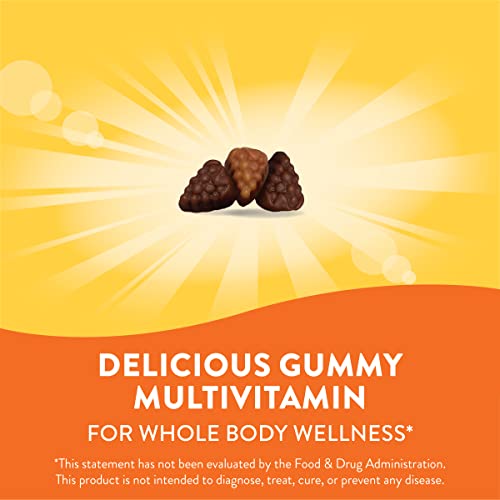 Nature’s Way Alive! Premium Adult Gummy Multivitamins, Essential Vitamins and Minerals, Supports Whole Body Wellness*, Vegetarian, Grape and Cherry Flavored, 90 Gummies