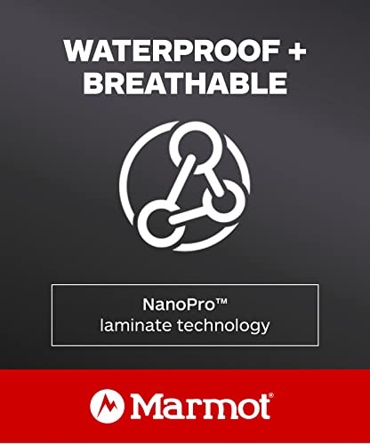 MARMOT Men's PreCip Eco Jacket | Breathable, Recycled, Waterproof | Arctic Navy, Medium