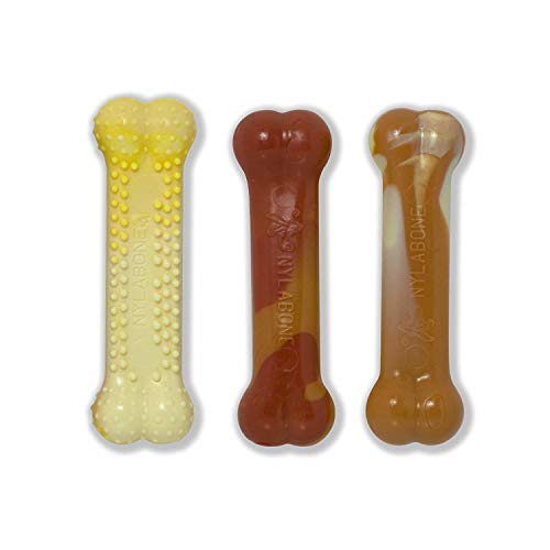 Nylabone Flavor Frenzy Power Chew Triple Pack Chicken, Corn and Ice Cream Sundae Small/Regular (3 Count)