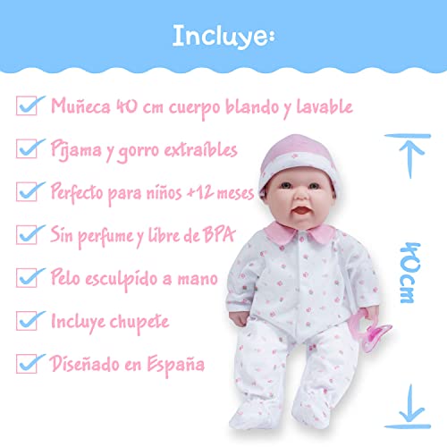 JC Toys - La Baby | Caucasian 16-inch Medium Soft Body Baby Doll