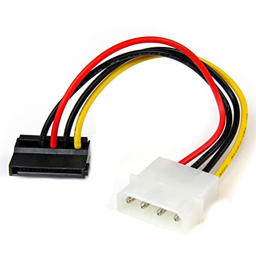 StarTech.com 6in 4 Pin LP4 to Left Angle SATA Power Cable Adapter - LP4 to SATA Power Adapter (SATAPOWADPL)