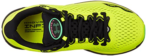 Under Armour Men's HOVR Infinite 4 Running Shoe Sneaker, (302) Yellow Ray/Black/Black, 10
