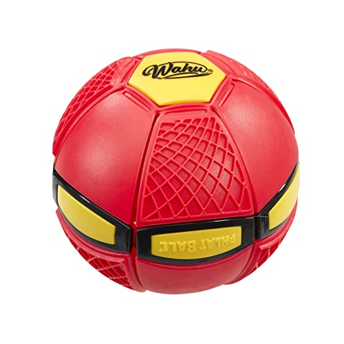WAHU Phlat Ball Junior Red - Throw A Disc Catch A Ball! - Time Delay Transformation Flying Toy