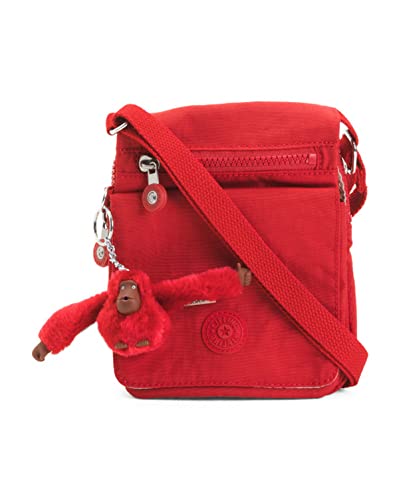 Kipling Women's New Eldorado Minibag, Lightweight Crossbody, Nylon Travel Bag, Cherry
