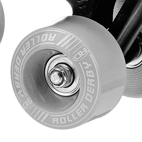 Roller Derby Youth Boys Firestar Roller Skate, Size 12, Black/Gray