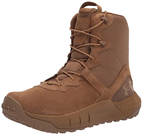 Under Armour Men's Micro G Valsetz Lthr Military and Tactical Boot, Coyote (200)/Coyote, 11.5 M US