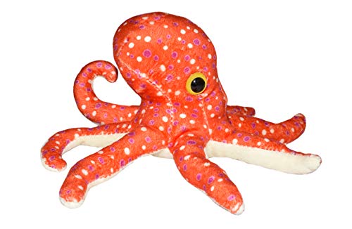 Wild Republic Octopus Plush, Stuffed Animal, Plush Toy, Gifts for Kids, Hug’ems 10 inch