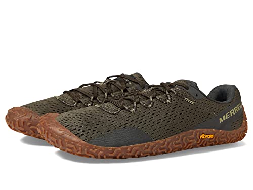 Merrell Men's Vapor Glove 6 Sneaker, Olive, 7.5