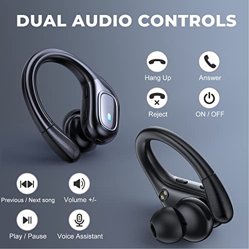 Wireless Earbuds,True Wireless Bluetooth 5.3 Earbuds,75H Playtime IPX7 Waterproof Headphones with LED Digital Display and CVC 8.0 Noise Cancelling Mic in-Ear Earphone for iPhone Android