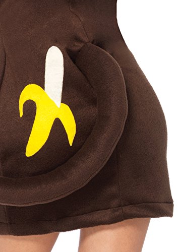 Leg Avenue Women's Cozy Monkey Adult Sized Costumes, Brown, Medium US