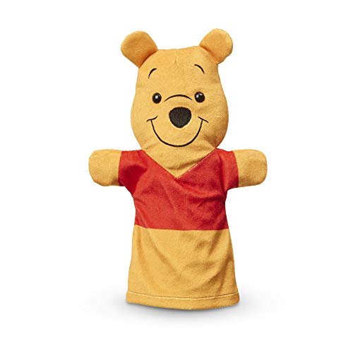 Melissa and Doug Disney Winnie the Pooh Soft and Cuddly Hand Puppets - Winnie The Pooh Toys, Soft Hand Puppets For Kids Ages 2+
