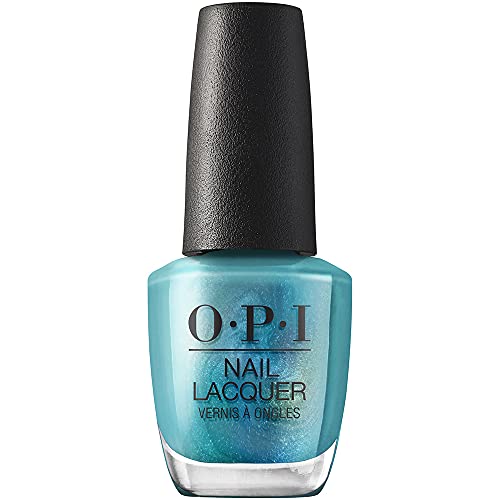 OPI Nail Lacquer, Ready, Fête, Go, Blue Nail Polish, Holiday'21 Celebration Collection, 0.5 fl. oz.