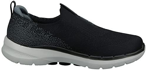 Skechers mens Gowalk 6 - Stretch Fit Slip-on Athletic Performance Walking Shoe, Black, 10 US