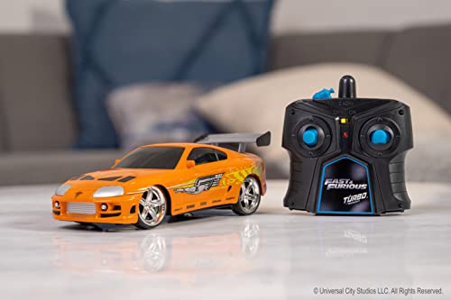 Fast and Furious 1:24 Brian's Toyota Supra RC Radio Control Car, Toys for Kids and Adults
