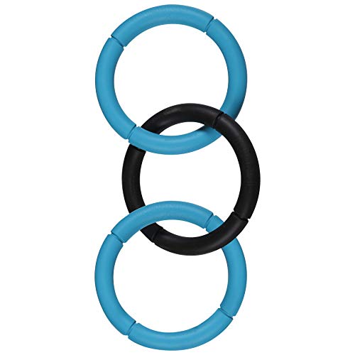 JW Pet Durable Dog Toys - Interactive Rubber Tug and Chew Toy For Dogs