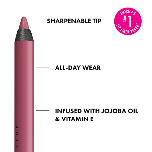 NYX PROFESSIONAL MAKEUP Line Loud Lip Liner, Longwear and Pigmented Lip Pencil with Jojoba Oil and Vitamin E - Trophy Life (Mauve Pink)