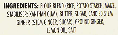 Walker's Shortbread Gluten Free Ginger and Lemon Cookies, Pure Butter Shortbread Cookies, 29.4 Oz (Pack of 6)