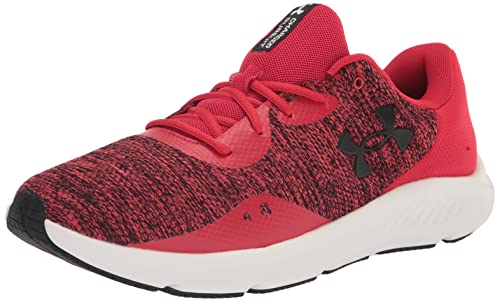 Under Armour Men's Charged Pursuit 3 Twist Running Shoe, (600) Red/Red/Black, 12