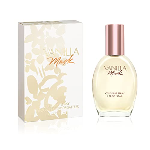 Vanilla Musk Cologne Spray, Vegan Formula, Perfume, Warm and Cozy Natural Vanilla, 1.0oz