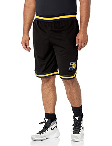 Ultra Game NBA Indiana Pacers Mens Woven Basketball Shorts, Team Color, XX-Large