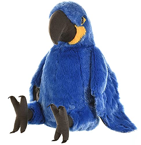 WILD REPUBLIC Hyacinth Macaw Plush, Stuffed Animal, Plush Toy, Gifts for Kids, Cuddlekins 12 Inches
