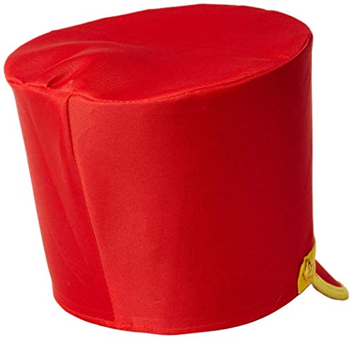 Forum Novelties Men's Deluxe Toy Soldier Hat, Red/Gold, One Size