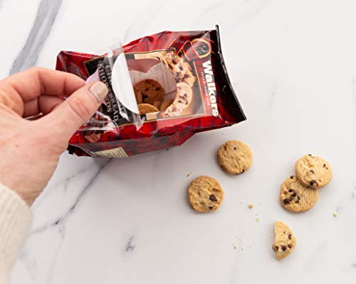 Walker's Shortbread Mini Chocolate Chip Cookies, Pure Butter Shortbread Cookies, 4.4 Oz (Pack of 6)
