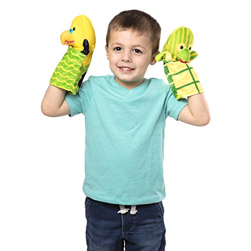 Melissa and Doug Pet Buddies Hand Puppets (6 Pc)
