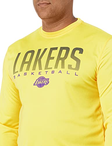 Ultra Game -NBA Men's Active Long Sleeve Pullover T-Shirt Large