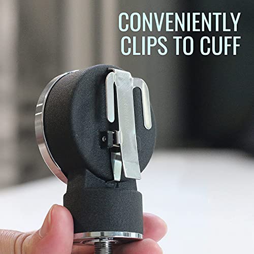 MABIS MatchMates Manual Blood Pressure Monitor Kit Aneroid Sphygmomanometer with Calibrated Nylon Cuff and Oversized Carrying Case, Adult, Royal Blue