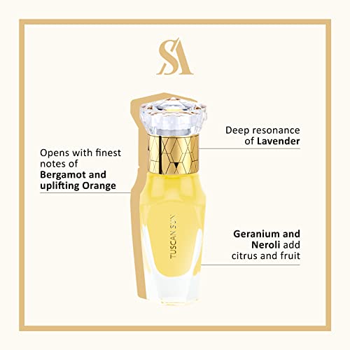 Swiss Arabian Tuscan Sun For Unisex - Luxury Products From Dubai - Long Lasting Personal Perfume Oil - A Seductive, Exceptionally Made, Signature Fragrance - The Luxurious Scent Of Arabia - 0.4 Oz