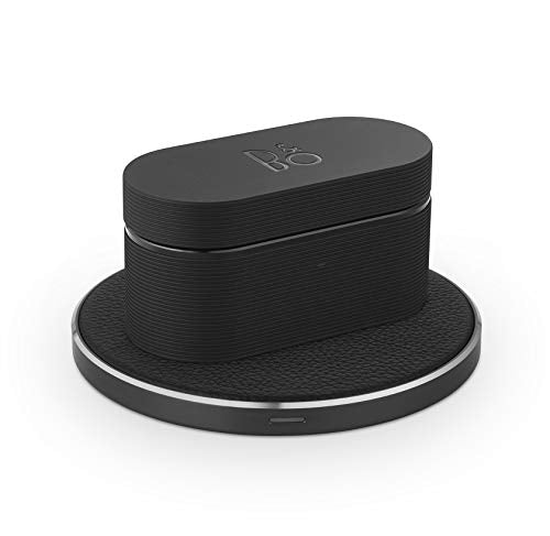 Bang and Olufsen Beoplay E8 Sport True Wireless In-Ear Bluetooth Earphone with Customizable Comfort Fit, Microphones and Touch Control, Wireless Charging Case, 28H Playtime, IP57 Dust and Waterproof Black