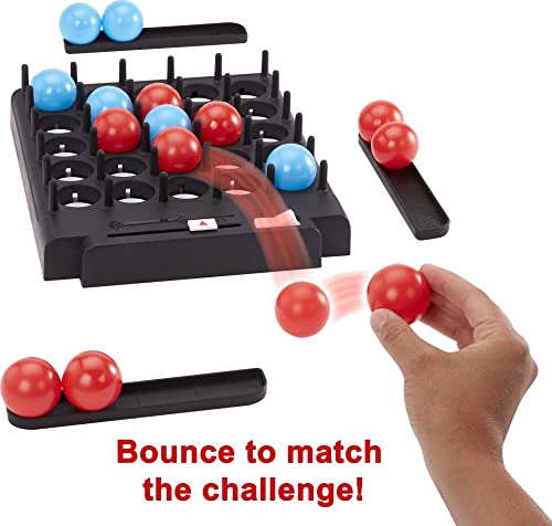 Mattel Games Bounce-Off Pop-Out Party Game for Kids, Adults and Family Night, Bounce Fast or Balls Go Flying for 1-4 Players [Amazon Exclusive]