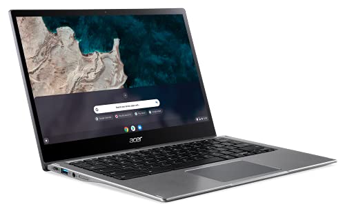 Acer Chromebook Spin 513 R841LT-S6DJ | 13.3' FHD IPS Touch Corning Gorilla Glass Display | Qualcomm Snapdragon 7c Compute Platform | 8GB LPDDR4X | 128GB eMMC | 4G LTE | WiFi 5 | Chrome OS, Gray