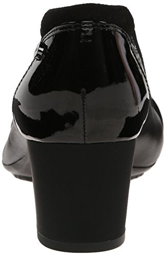 10.5 US Anne Klein womens Guardian Leather pumps shoes, Black