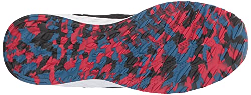 New Balance Kid's Fresh Foam Arishi V2 Lace-Up Running Shoe, Black/Oxygen Blue/Team Red, 4.5 M US Big Kid (8-12 Years)