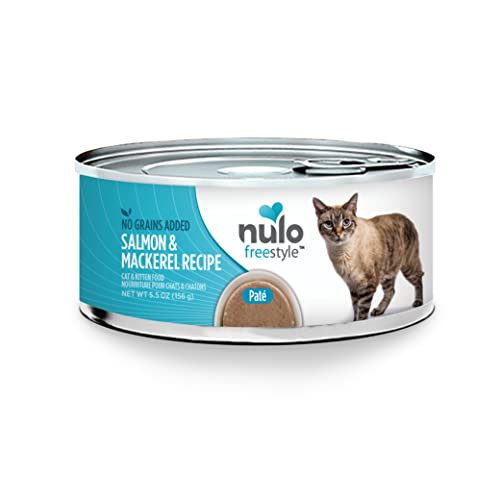 Nulo Freestyle Cat and Kitten Wet Pate Canned Cat Food, Premium All Natural Grain-Free, with 5 High Animal-Based Proteins and Vitamins to Support a Healthy Immune System and Lifestyle