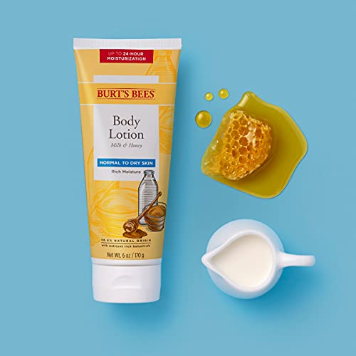Burt's Bees Hand Cream for Dry Skin, Unscented, Ultimate Care with Baboab Oil, Milk and Honey 6 Ounce (Pack of 3) (Packaging May Vary)