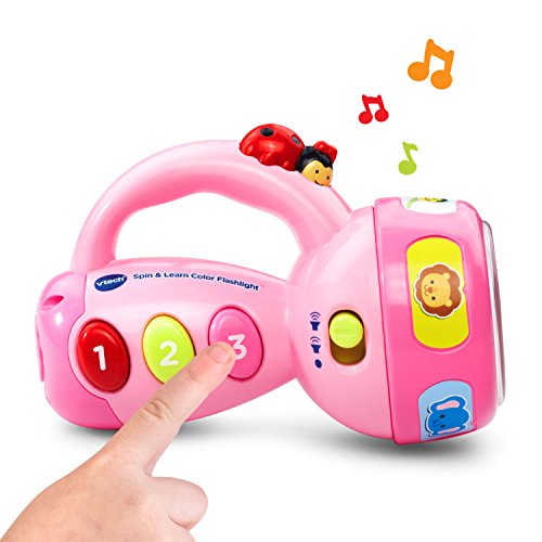 VTech Spin and Learn Color Flashlight Amazon Exclusive, Pink