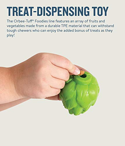 Planet Dog Orbee-Tuff Artichoke Treat-Dispensing Dog Chew Toy