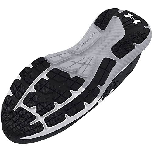 Under Armour Men's Charged Rogue 3 Road Running Shoe, Black (002)/White, 11